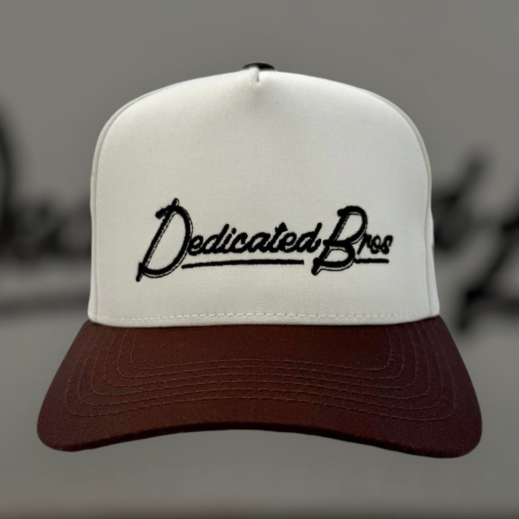 Dedicated Bros Cream/Brown Premium SnapBack Hat