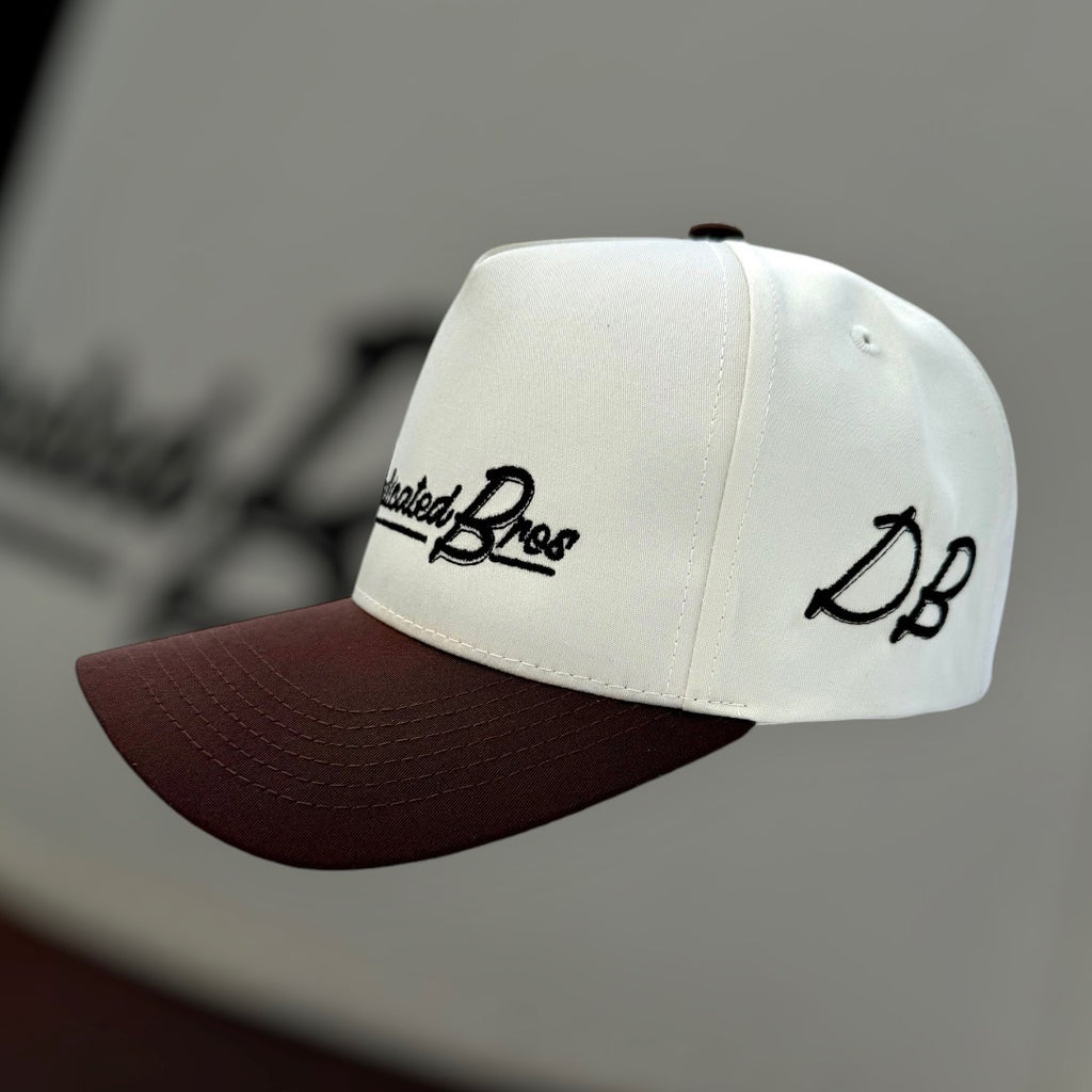 Dedicated Bros Cream/Brown Premium SnapBack Hat