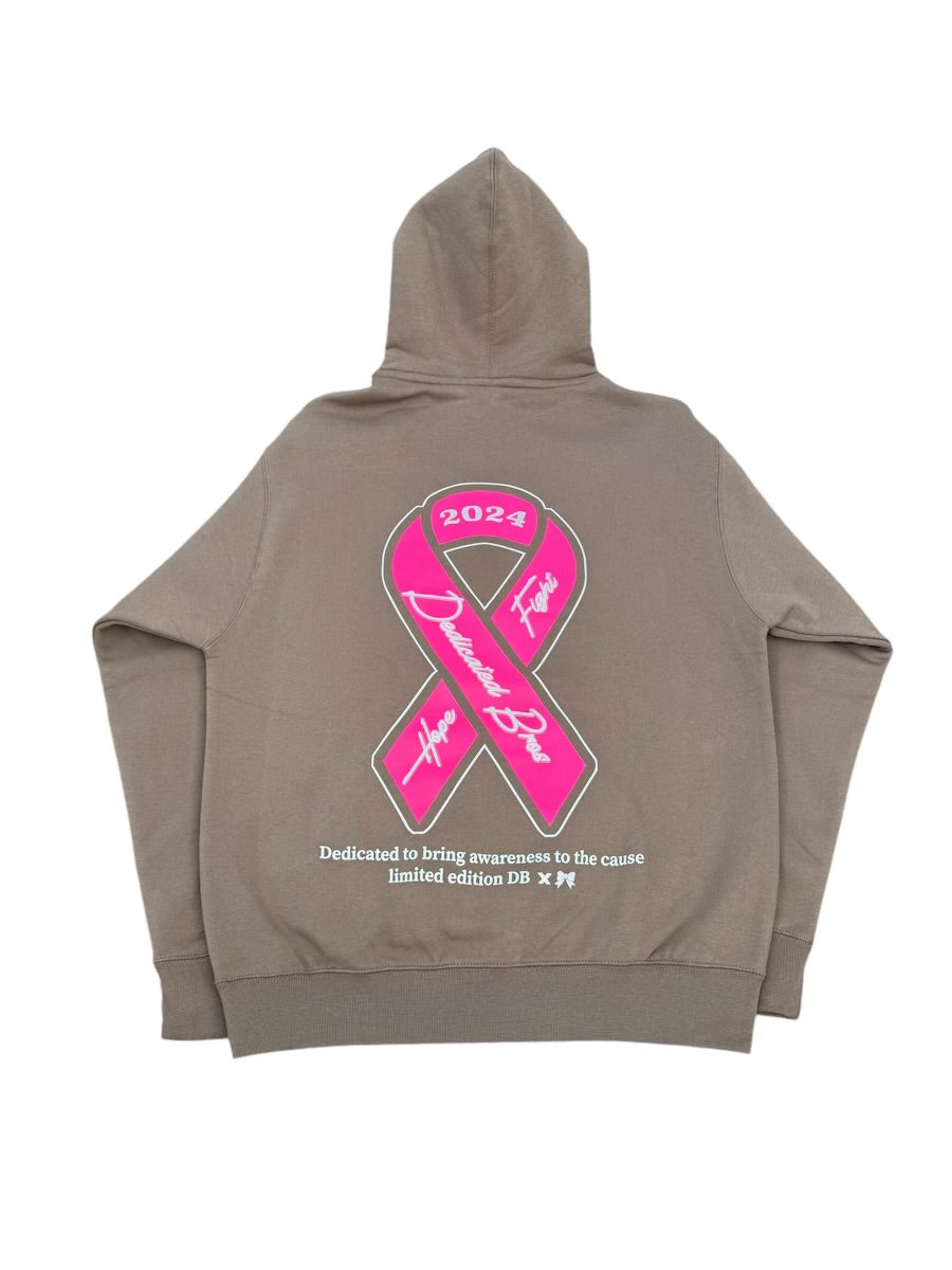 Dedicated Bros Desert Taupe Hoodie X Breast Cancer Awareness LIMITED EDITION!