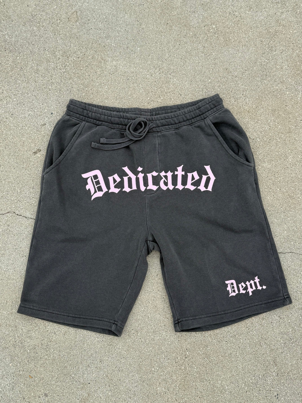 Dedicated Dept. (Pink Logo) Shorts