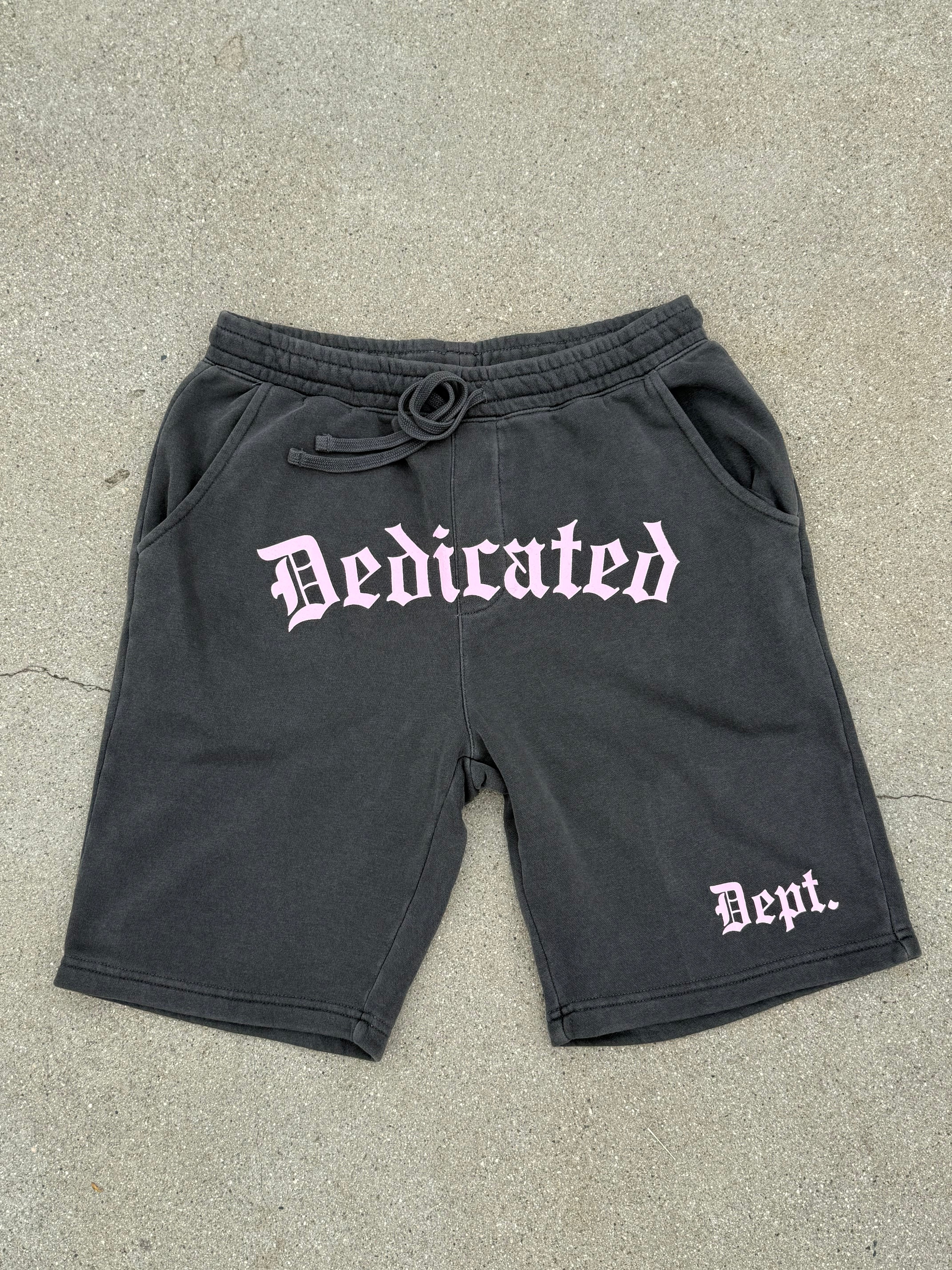 Dedicated Dept. (Pink Logo) Shorts