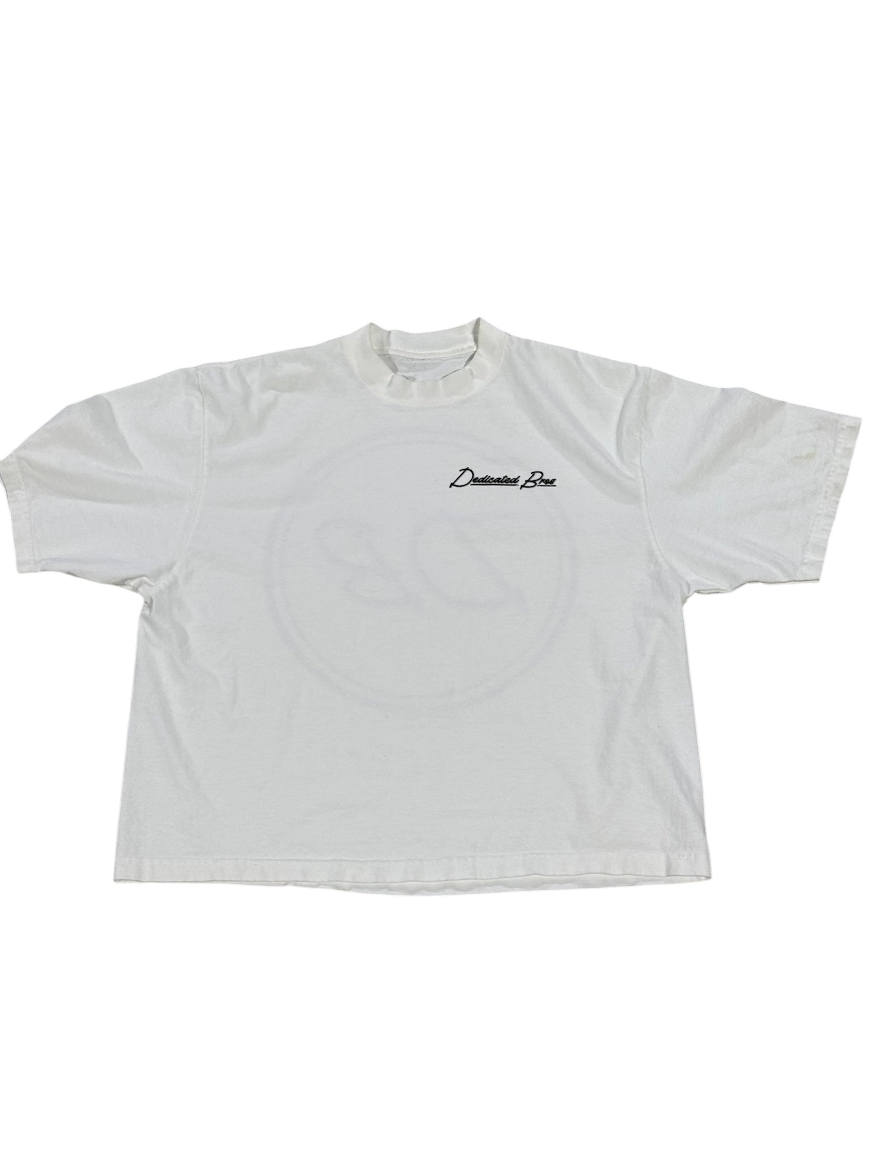 DedicatedBros Oversized White Short Sleeve T-Shirt