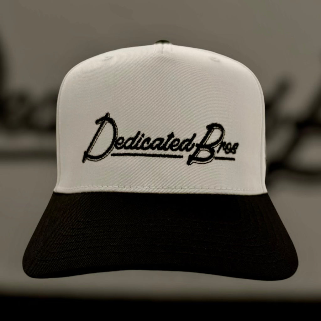 Dedicated Bros (Black/cream) Premium SnapBack Hat