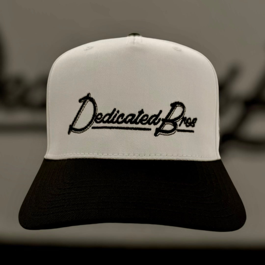 Dedicated Bros (Black/cream) Premium SnapBack Hat