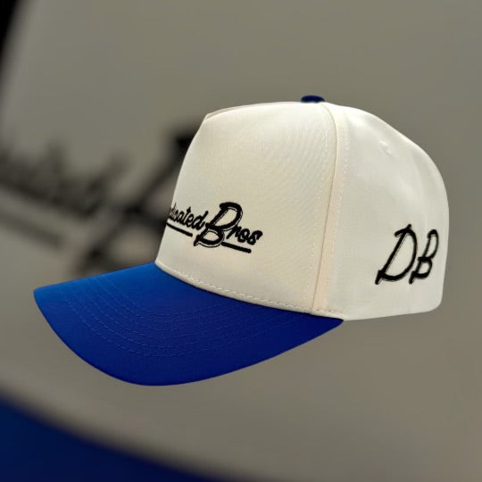Dedicated Bros Cream/Blue Premium SnapBack Hat