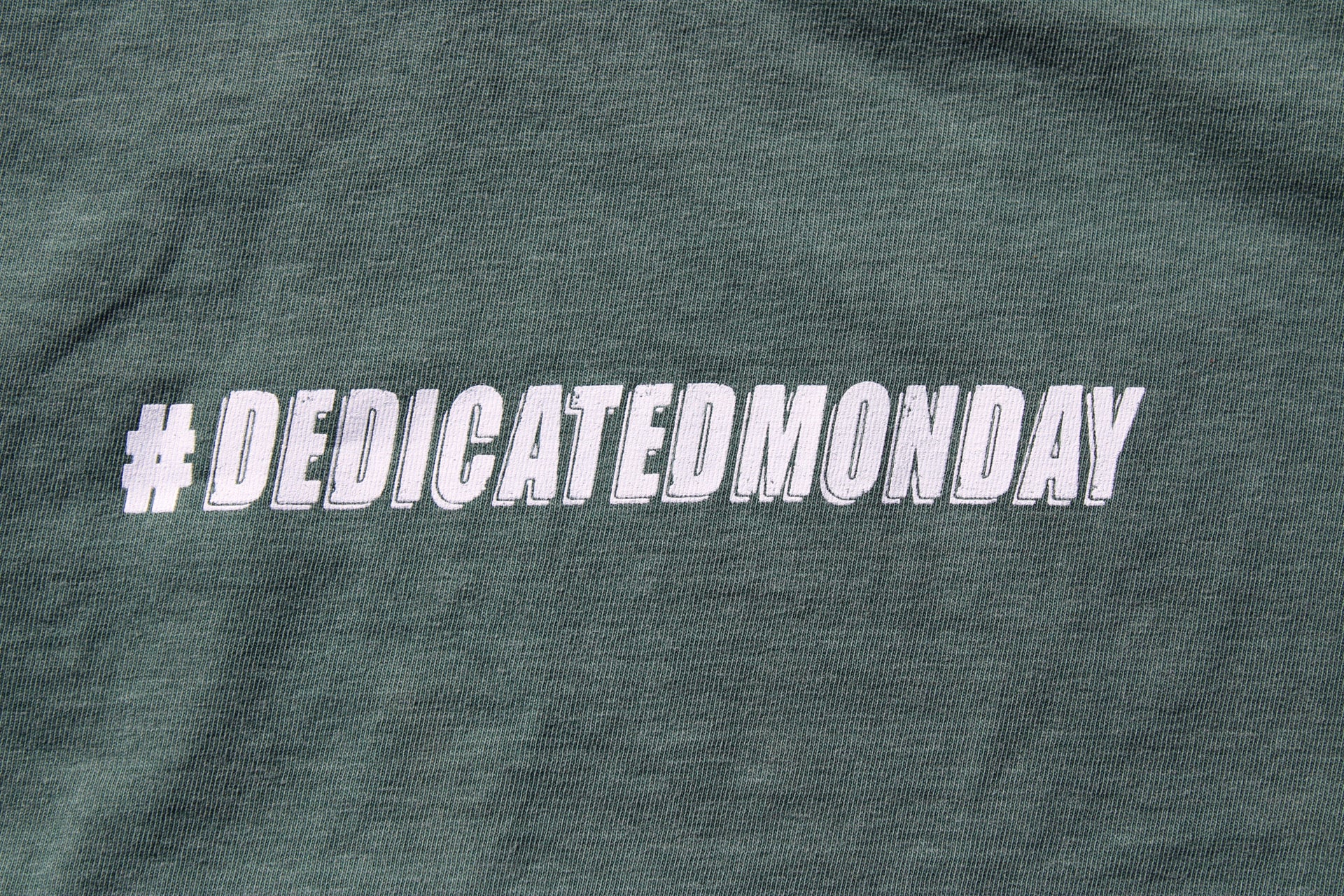 #DEDICATEDMONDAY SHOW UP FOR YOURSELF T-shirt (Spruce Blue)